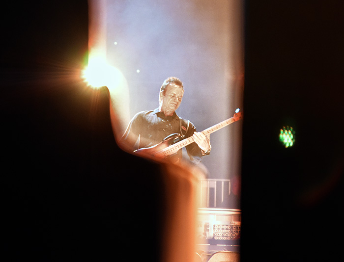 Sting from offstage